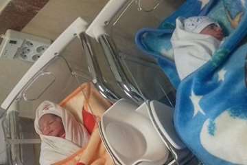 تولد دوقلویی برای اولین بار در بیمارستان خاتم الانبیاء خفر